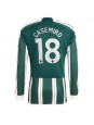 Moški Nogometna dresi replika Manchester United Casemiro #18 Gostujoči 2023-24 Dolgi rokav